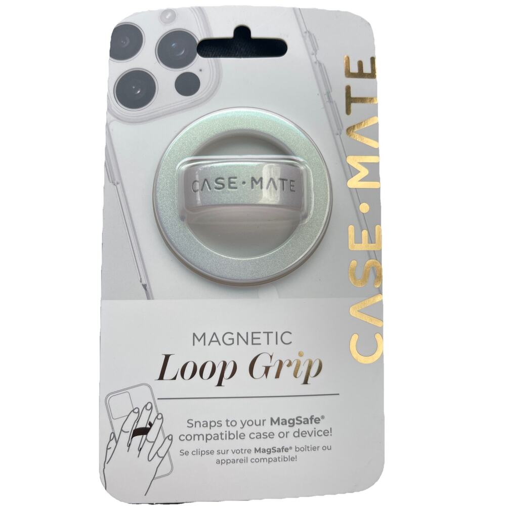 Magnetic Phone Grip MagSafe Loop Grip Detachable Phone Grip Phone Iridescent P6